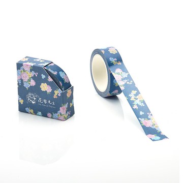 【花布先生】和紙膠帶-深藍色
