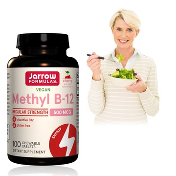 【Jarrow賈羅公式】甲基B12 500mcg口含錠(100錠/瓶)
