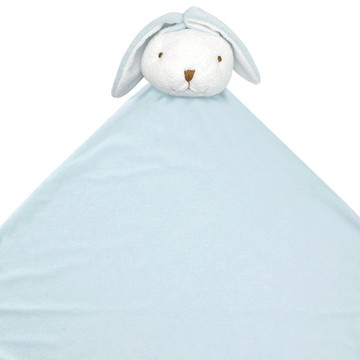 美國 ANGEL DEAR 安撫毛毯 (經典藍色小兔)【南風百貨】