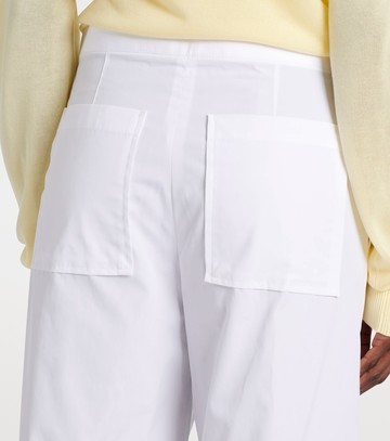 Toteme Twisted Seam cotton poplin wide-leg pants