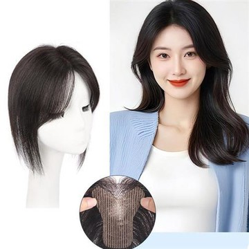 【巴黎精品】現貨+預購 真髮假髮透氣假髮片輕量免打理整頂假髮角色扮演隱形增髮-隱形貼女假髮2色a1kx29