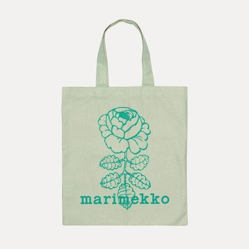 【MARIMEKKO】VANKKA VIHKIRUUSU PLACEMENT 印花托特包