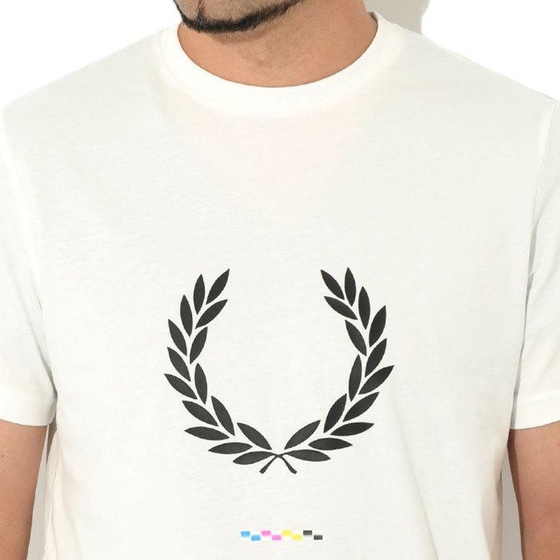 フレッドペリー Tシャツ 半袖 FRED PERRY メンズ プリント レジスト