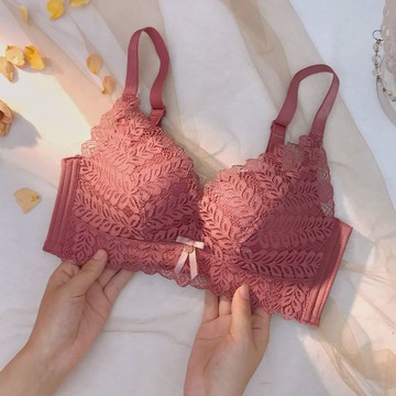 肩帶乳膠內衣女士調整型收副乳防下垂小胸聚攏上托側收肩帶無鋼圈文胸套裝【倪醬】