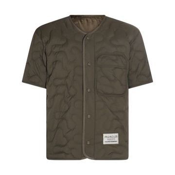Moncler Genius Salehe Bembury - Green Padded Shirt
