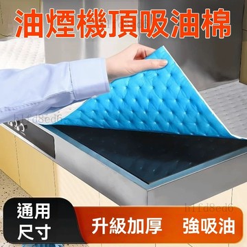 ❤️廚房 抽油煙機吸油棉 吸油棉 油機頂部防油墊廚房防油貼紙防塵吸油棉防油墊片家用六層巨厚❤️