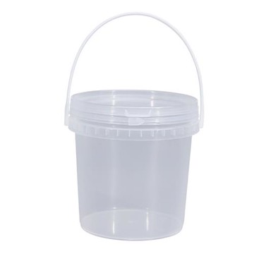 水果桶飲料桶PP食品級材質外賣龍蝦打包桶帶蓋20L密封塑料透明桶