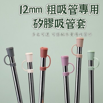現貨 12mm吸管套 波霸吸管套 1.2cm吸管套 矽膠吸管套 不鏽鋼吸管杯 冰霸杯 珍珠吸管套 粗吸管套