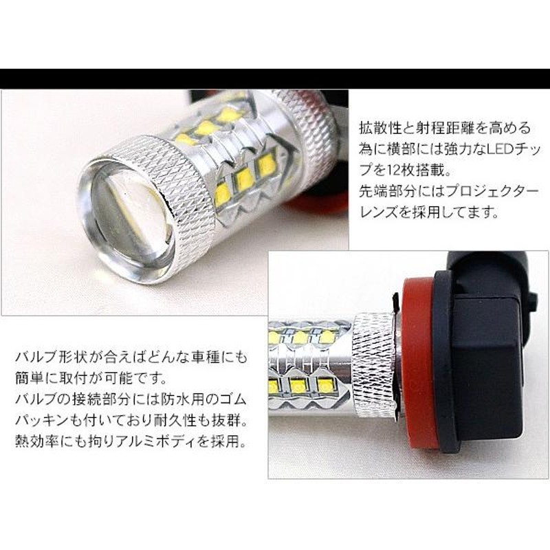 CX-3 CX3 LED フォグランプ H8/H11/H16 LEDフォグバルブ 80W フォグライト 超高性能LEDライト カスタム 車検対応  電装パーツ | LINEショッピング