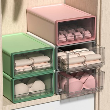 內衣收納 內衣褲收納 襪子收納 衣櫃收納盒 衣物收納 抽屜收納 收納盒內衣收納盒家用抽屜式內褲襪子收納神器衣柜文胸輕奢三