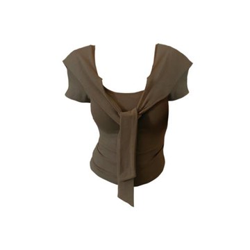 小眾設計感正肩方領短袖t恤女夏季新款純欲修身顯瘦短款上衣ins潮