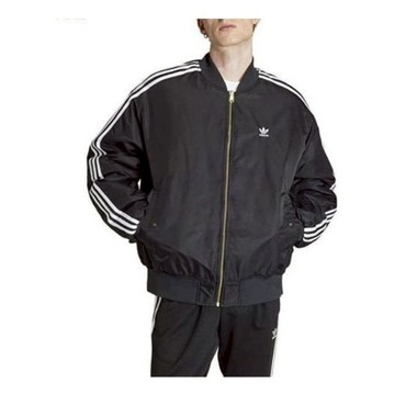 adidas Adilenium Oversized Reversible Bomber Jacket 'Black White'