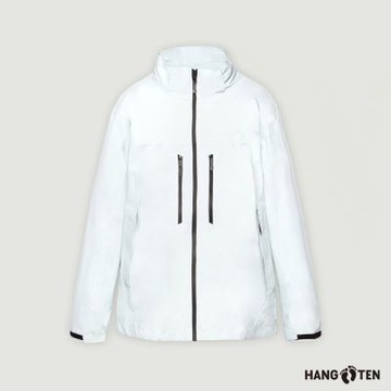 Hang Ten-男裝-保暖耐磨機能外套-冰藍