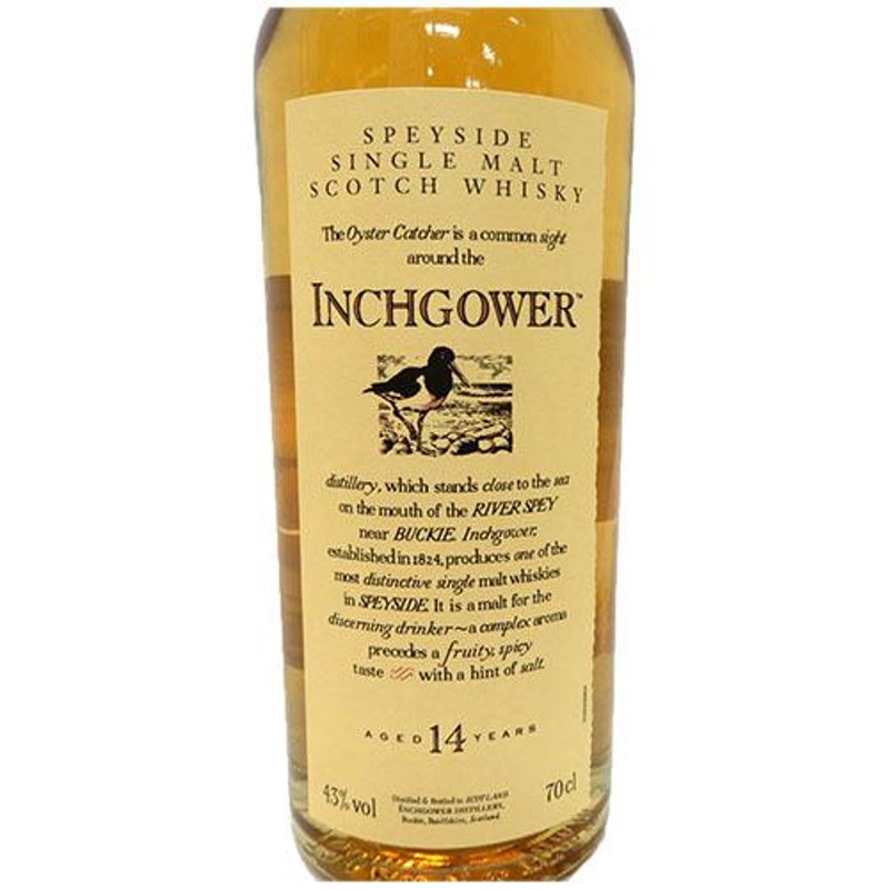 インチガワー14年 43度 700ml（花と動物シリーズ） ※【送料無料(北海道