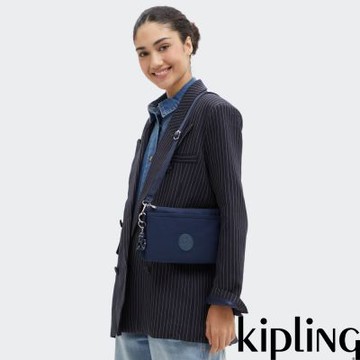 『千層包』Kipling 星辰藍單肩隨身斜背包-RIRI