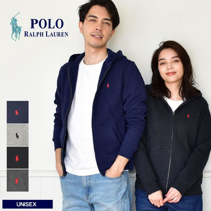 送料無料 ポロ ラルフローレン パーカー メンズ レディース POLO RALPH LAUREN 547626 フルジップ 長袖 男女兼用  ボーイズサイズ | LINEブランドカタログ