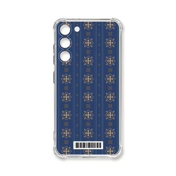 S23 系列殼 TRON 三星 S23 PLUS 幾何復古花磚E款  載具 四角防摔殼 手機殼