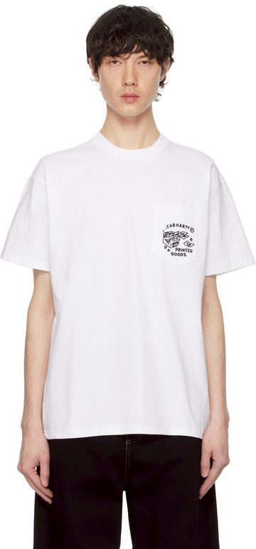 Carhartt Work In Progress 白色 Fragments Pocket T 恤