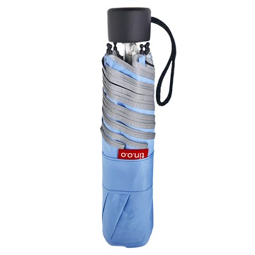 tin.o.o 好傘王 電光瑜珈傘 58cmX6K手開傘 配有3M反光條 1支  水藍色