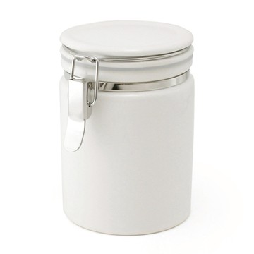 ZERO JAPAN 圓型密封罐 CO-200WH 800cc 白色  1個