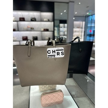 開發票🧾Chrs代購 💓小CK Beryl 荔枝紋 大容量 托特包 手提包（附收納包）小包