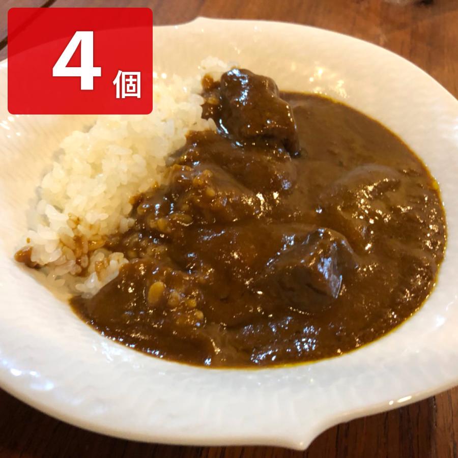 金澤新竪町ビーフカレー 4個セット レトルトカレー 金沢カレー 石川名物