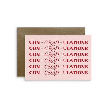 CON-GRAD-ULATIONS | 畢業卡片