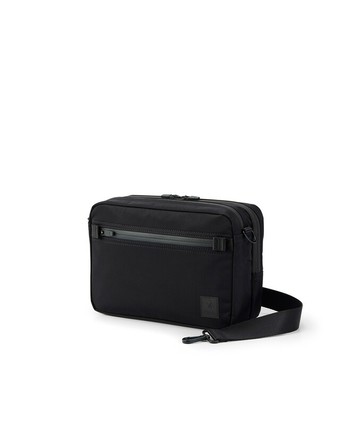 【PORTER INTERNATIONAL】VENTURE 雙層斜背包 11892-00201 (黑色)