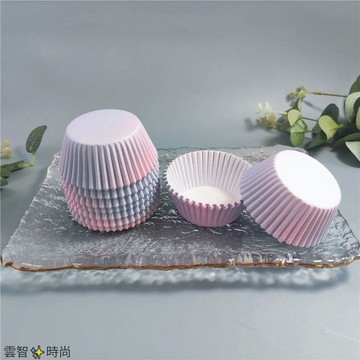 2025最新款唯美漸變色雪媚娘紙托烘焙蛋糕紙托油紙托馬芬杯子曲奇餅乾月餅托