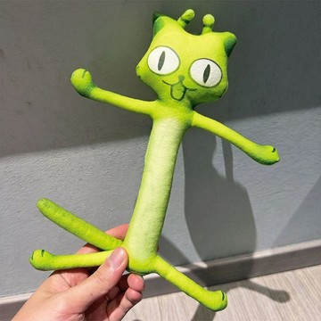 🍀臺灣好物🍀貓meme老鼠幹抽象玩偶蛋仔派對哈基咪可擺造型內置鐵絲骨架