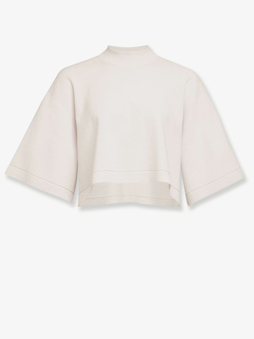 Cropped cotton blend top - ALAIA - gender_Woman