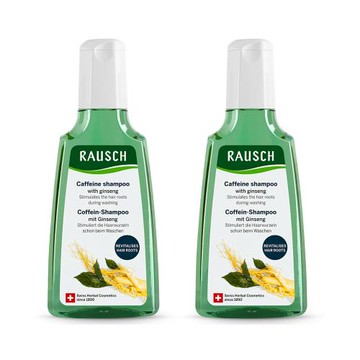 RAUSCH羅氏 人蔘咖啡因洗髮精200ml(2入組)