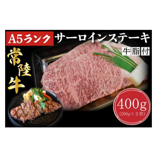 ふるさと納税 茨城県 行方市 DT-1サーロインステーキ　400ｇ（200ｇ×２枚）