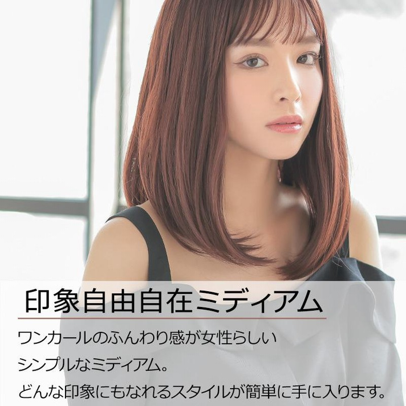 ウィッグ 女性 ロング ストレート ボブ レディース 自然 フルウィッグ