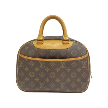 LOUIS VUITTON LV 路易威登 棕色 原花帆布 Trouville 手提包 M42228 【二手名牌BRAND OFF】