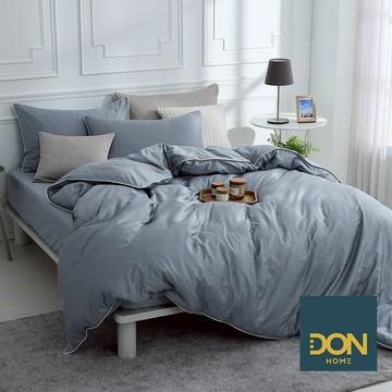 DON 時光漫旅300織長絨棉兩用被床包組｜鳶尾藍｜(單人/雙人/加大)