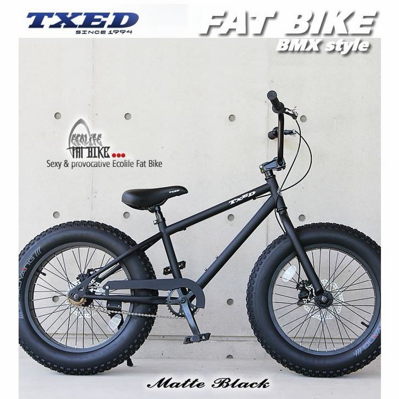 送料無料】ファットバイク ビーチクルーザー 自転車 20インチ FATBIKE