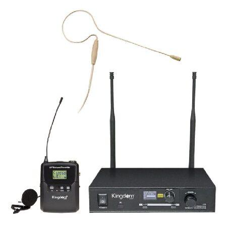 Kingdom Pro Single Earworn Microphone System with Lapel Mic: Wireless Audio for Professional Sound