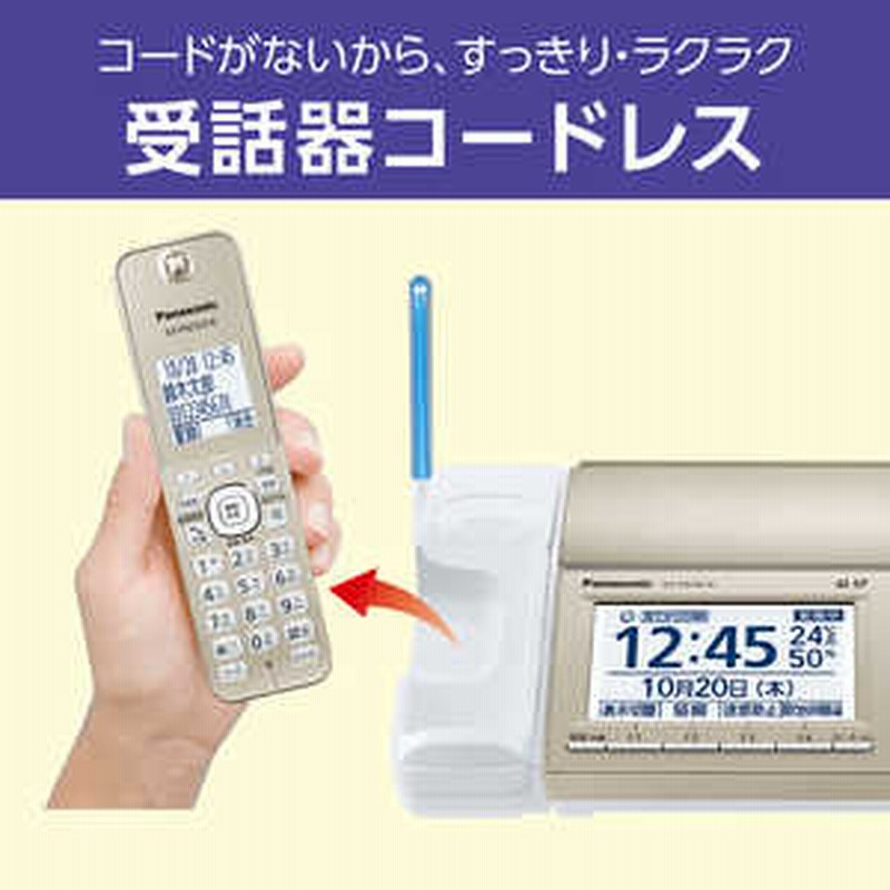 パナソニック Panasonic FAX電話機 おたっくす デジタルコードレス 