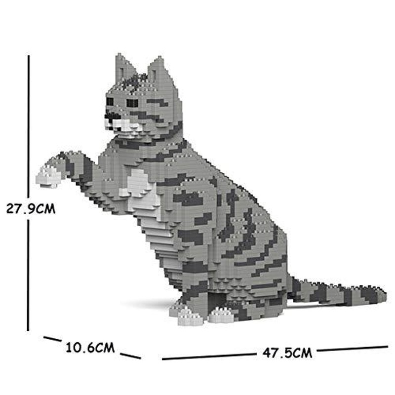 リアルな動物オブジェを作れる ブロックおもちゃ ちょうだいする