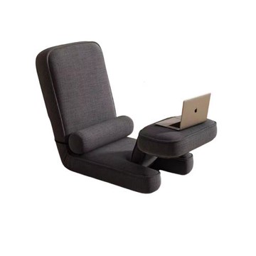 【LEZUN/樂尊】飄窗懶人沙發榻榻米單人折疊床上靠背座椅