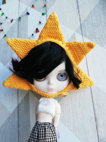 Blythe 娃娃 聖誕帽 星星款