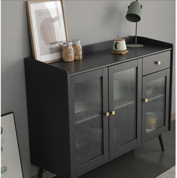 餐邊櫃 艾迪嘉可可西現代簡約實木餐邊櫃家用客廳酒櫃茶水櫃北歐餐廳碗櫃 限時88折