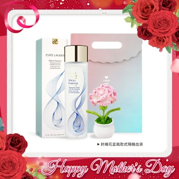 ESTEE LAUDER 雅詩蘭黛 微分子肌底原生露200ml-新版+手作針織康乃馨-母親節獻禮附禮袋