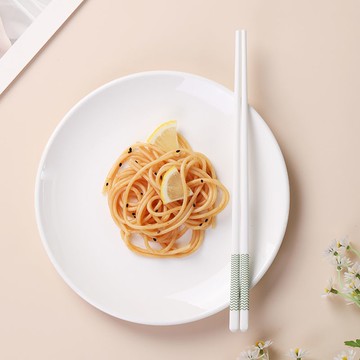 筷子高顏值防滑防霉家用高檔陶瓷單人筷子專用餐具2023新款高顏值 h802