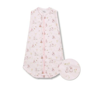 花園派對成長舒眠包巾 (天絲洞感緹花布)