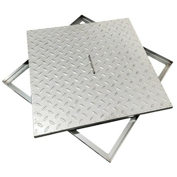 加厚不銹鋼防滑井蓋水篦子廚房沉沙井蓋下水道排水地溝防滑花紋板[DD1106002]