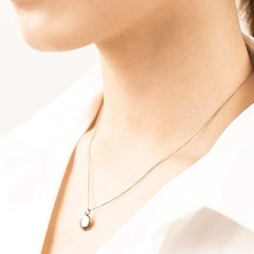 Yolanda   小圓形綴飾細項鍊(銀) -新年禮推薦