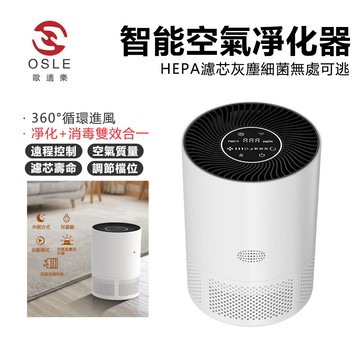 【OSLE 歐適樂】空氣淨化器 空氣清淨機 空氣濾清機 負離子空氣凈化器 吸附浮毛  清淨空氣機 家用 淨化器