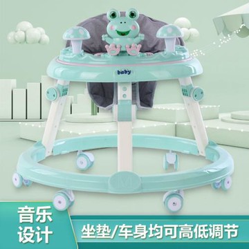 學步車嬰兒多功能防側翻手推車男女寶寶可坐可推學行車起步車